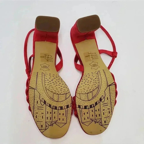 Red Zariah Strappy Slingback Sandal - Picture 10 of 11